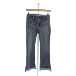 Hidden Womens Cropped High Rise Blue Cotton Jeans Size 26